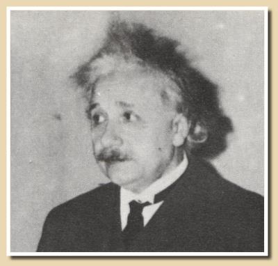 Le mathématicien Albert Einstein